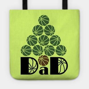 Dad Basketball Christmas Tree Tote