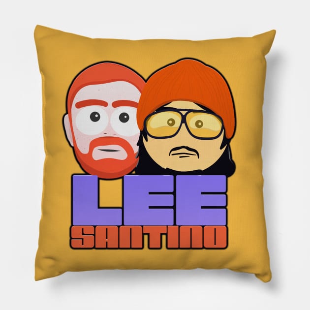 Bobby Lee & Andrew Santino are Best Bad Friends Pillow by Ina