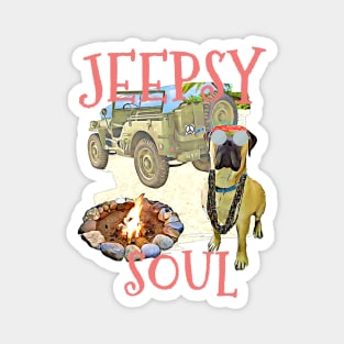 JEEPSY SOUL Bullmastiff Magnet