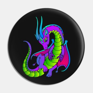 Colorful Magical Dragon Pin