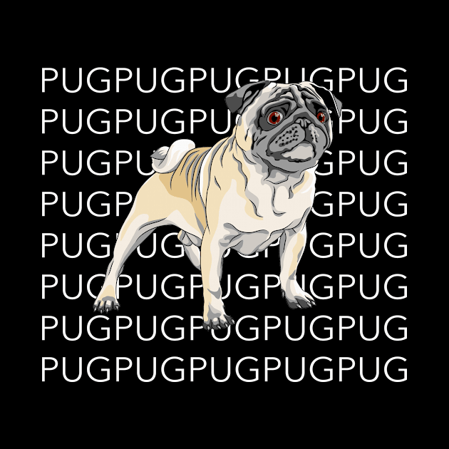 Pug Pug Pug by TeeLand