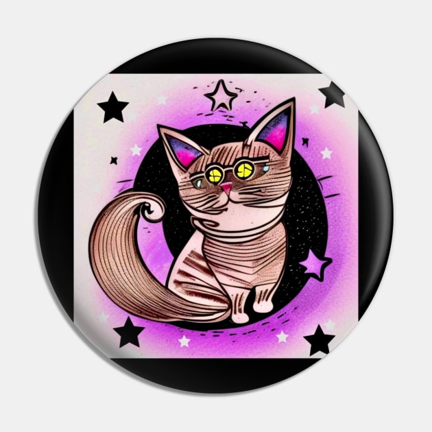 Star Struck Pin by Black Cat Alley