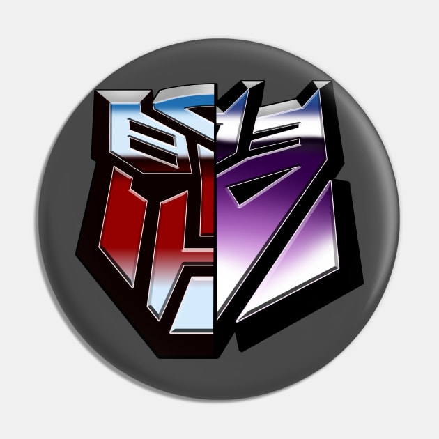 Autobot vs Decepticons Pin by SW