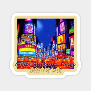 Japan Cyber Shibuya Tokyo by Kana Kanjin Magnet