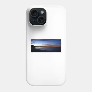 Budle Bay, near Bamburgh, Northumberland at sunset Phone Case