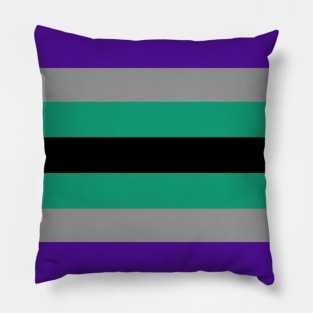 Aegosexual flag (7 stripes) Pillow