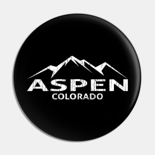 Skiing Aspen Colorado Ski Pin