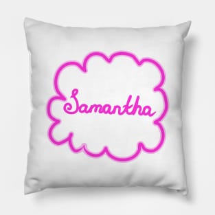 Samantha. Female name. Pillow