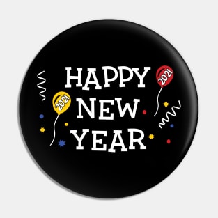 Happy New Year 2021 Pin