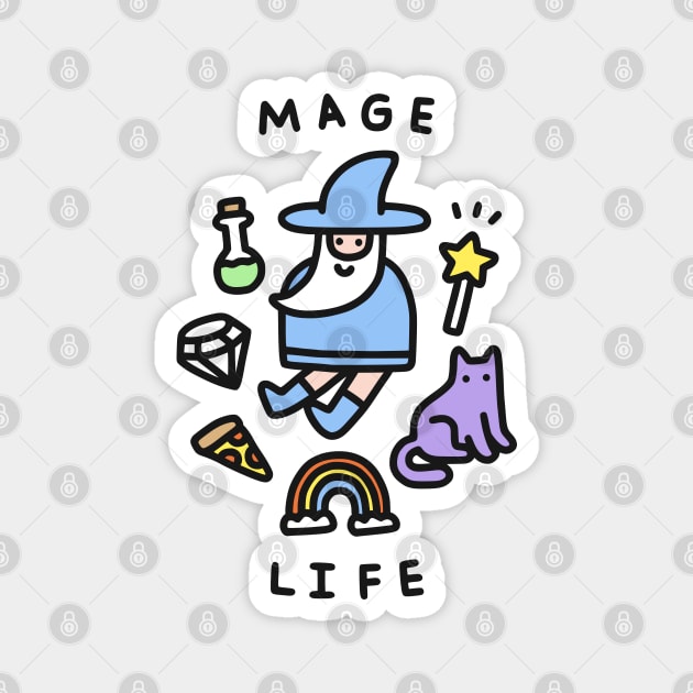 Mage Life Magnet by obinsun