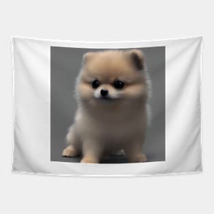 cute pomeranian puppy 7 Tapestry