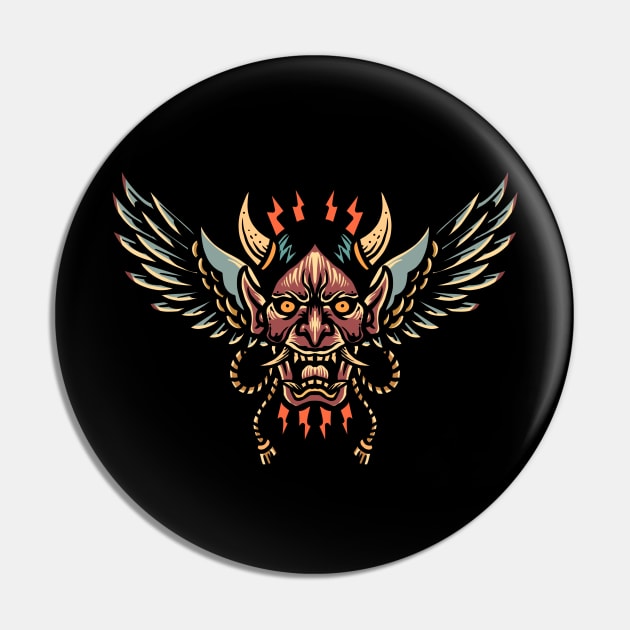 winged oni oriental tattoo Pin by donipacoceng