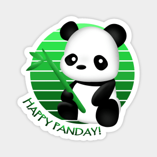 Panda - Happy Panday! Magnet