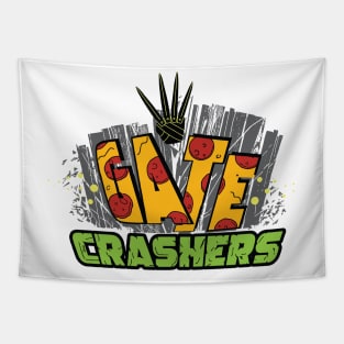 GateCrashers Turtle Power Logo (Katana Claws) Tapestry