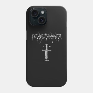 Peacemaker Broken Sword Black Metal ICXC NIKA Phone Case