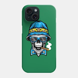 Smoking Skull Funny Phone Case