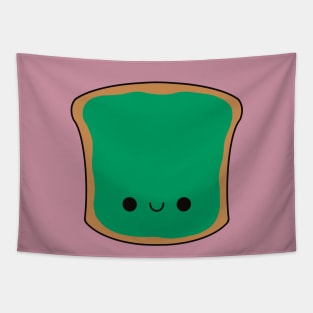 Cute Kawaii Avocado Toast Tapestry