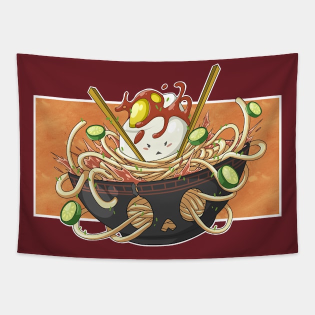 Spicey Noodles Tapestry by TreyBarks