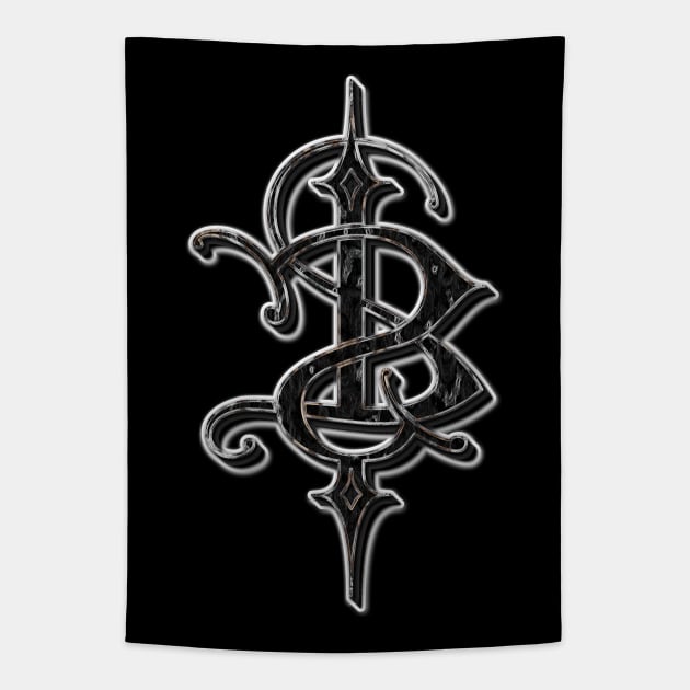 Skinny Puppy Logo - White Stroke. Tapestry by OriginalDarkPoetry