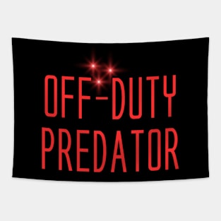 Off-Duty Predator Tapestry