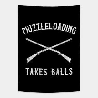 Muzzleloading Takes Balls Muzzleloader Rifle Tapestry