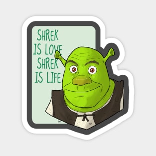 cara sherk meme - Sherk Meme - Magnet