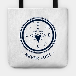LOVE NEVER LOST. Travel Couple Travel Tote