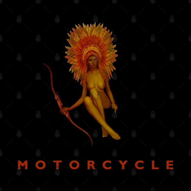 Vintage motorcycle poster design by MotorManiac by MotorManiac