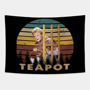 Teapot Jessicass.Fletcher Vintage Murder She Wrote Tapestry