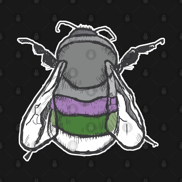 Genderqueer Bee by theartfulscientist