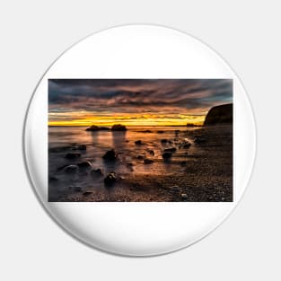 Sunrise At Seaham's Chemical Beach Pin