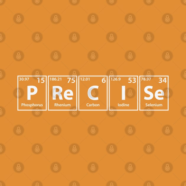 Precise (P-Re-C-I-Se) Periodic Elements Spelling by cerebrands