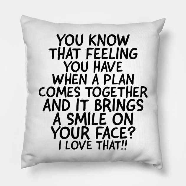 I love it when a plan comes together! Pillow by mksjr