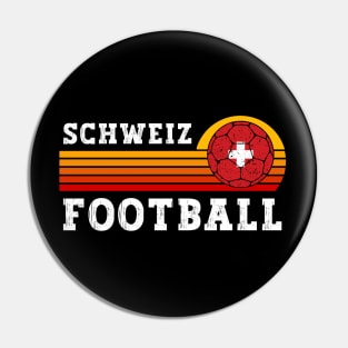 Schweiz Football Pin