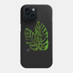 MONSTERA ESQUELETO Phone Case