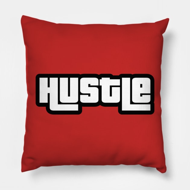 Hustle Pillow by wls