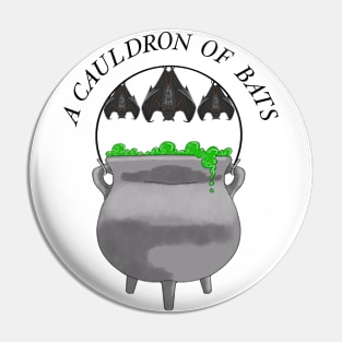 A Cauldron of Bats Pin