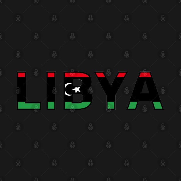 Drapeau  Libya by Pixelforma