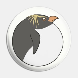 Bird Balls: Rockhopper Penguin Pin