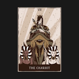 Tarot Card - The Charriot - Occult Gothic Halloween T-Shirt