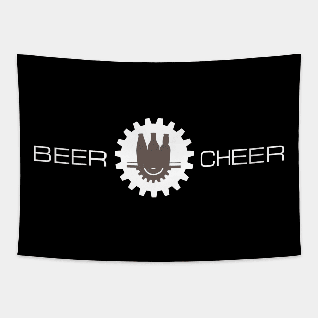 BEER CHEER LOGO Tapestry by beercheer