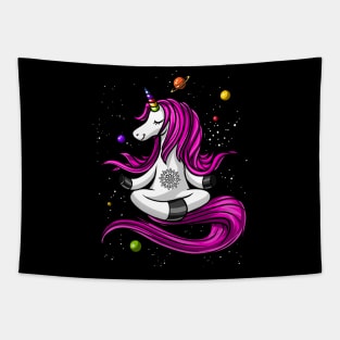 Unicorn Space Meditation Tapestry