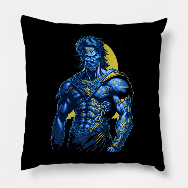 poseidon Pillow by vaporgraphic