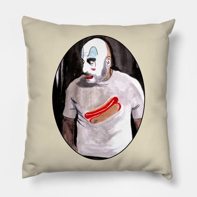 Come On Down To Captain Spaulding's Museum Of Monsters And Mad-Men Pillow by zombierust