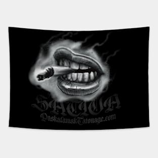 sativa smokin'mouth Tapestry