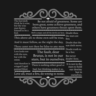 Shakespeare Quotes T-Shirt