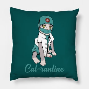 Cat rantine Pillow