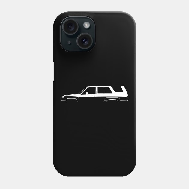 Toyota 4Runner (N60) Silhouette Phone Case by Car-Silhouettes