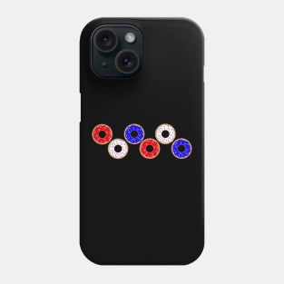 Patriotic Donut Rings Phone Case