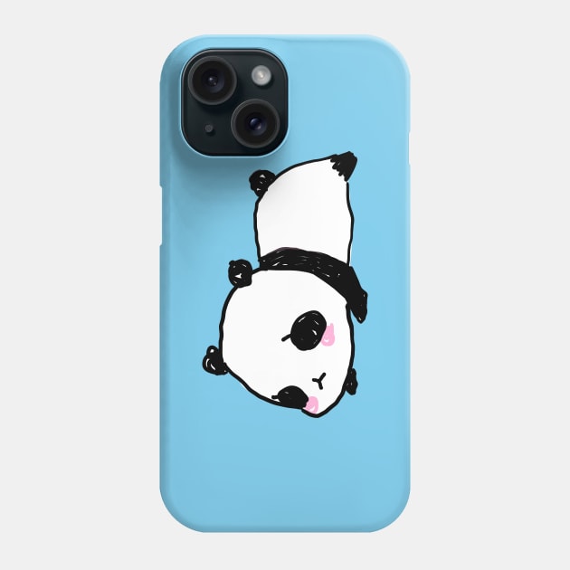 Scribble Panda Phone Case by Freeminds